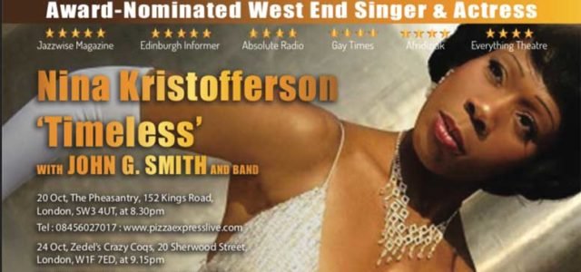 Nina Kristofferson, The Pheasantry (20,24 Oct)