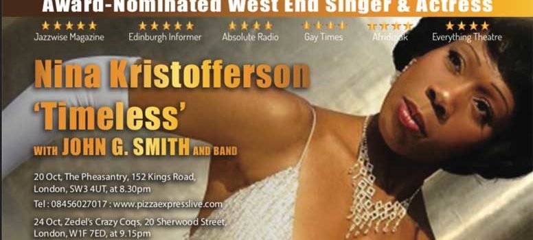 Nina Kristofferson, The Pheasantry (20,24 Oct)